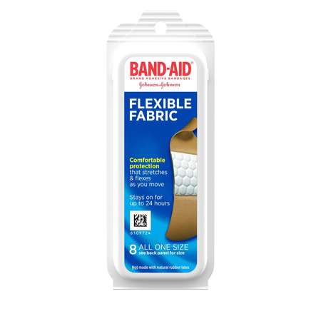BAND-AID Band Aid Travel Pack Flexible Fabric Bandages 8 Count, PK72 1005753